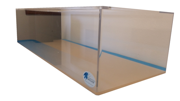 REF#: T125 - Peninsula Style Display Tank w/ Eurobrace (6 sizes available)