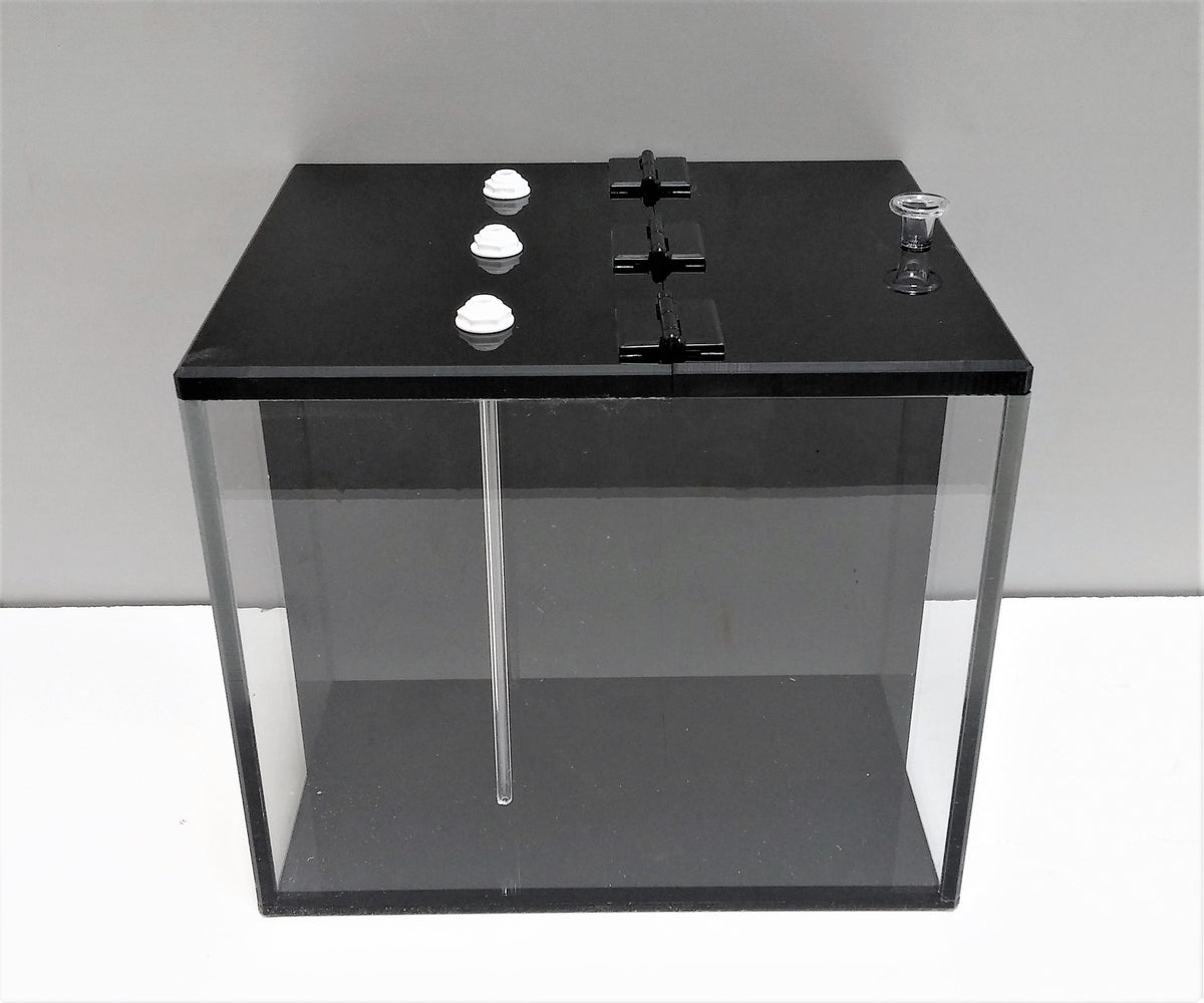 3 Part Dosing Container - Black & Clear – Advanced Acrylics, Inc.