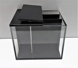 3 Part Dosing Container - Black & Clear