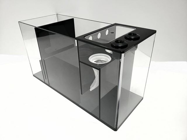 Ref#: S130 - Black and Clear Sump – Advanced Acrylics, Inc.