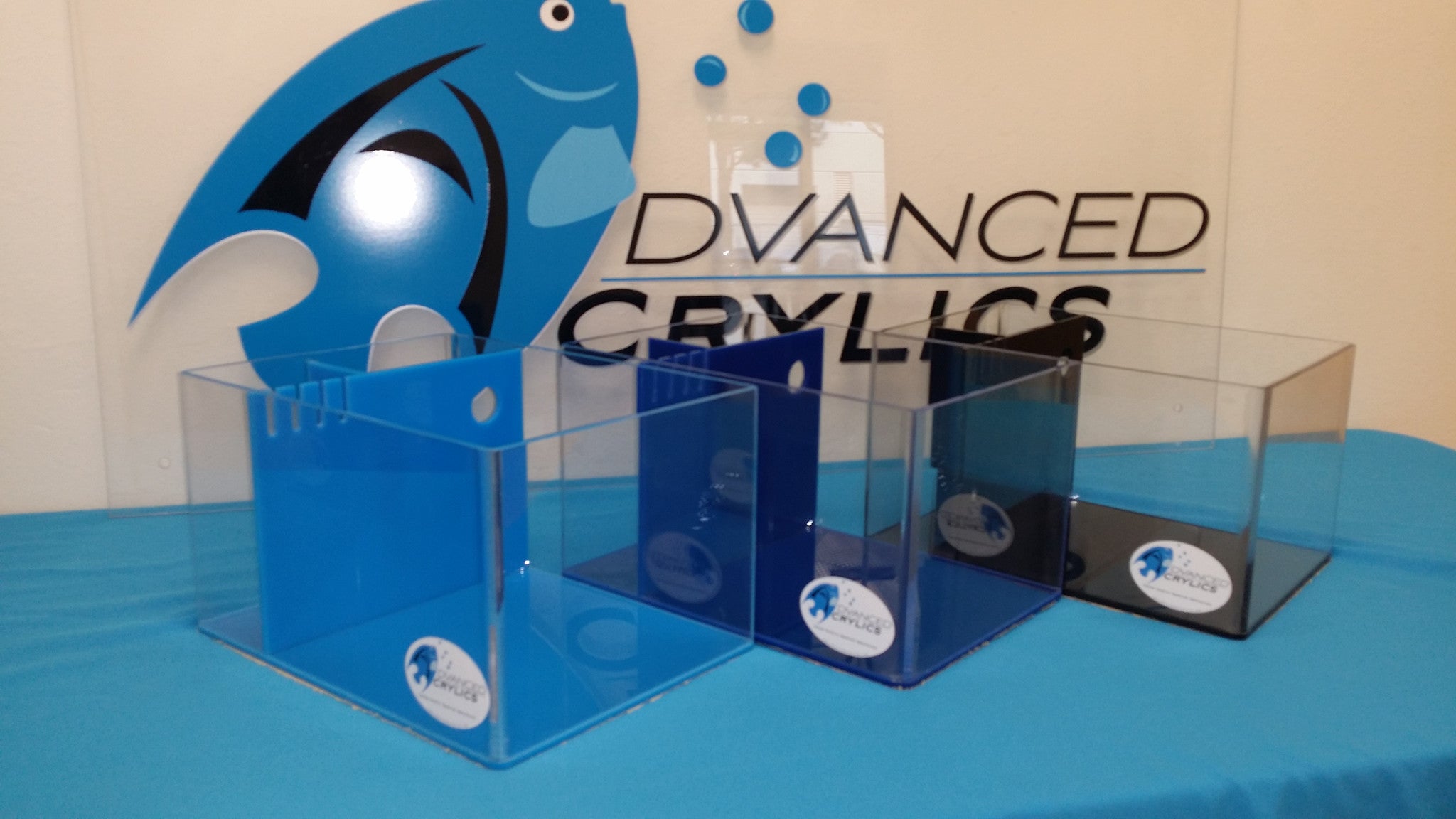 REF #: P101 - 3/8" Rimless Pico/Desktop All In One Tank (Various Sizes   Advanced Acrylics, Inc.