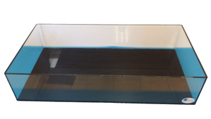 REF#: FT130 48x24x8 1/2" Thick Rimless, Bare Frag tank w/ no Overflow Box or Holes (6 Sizes)